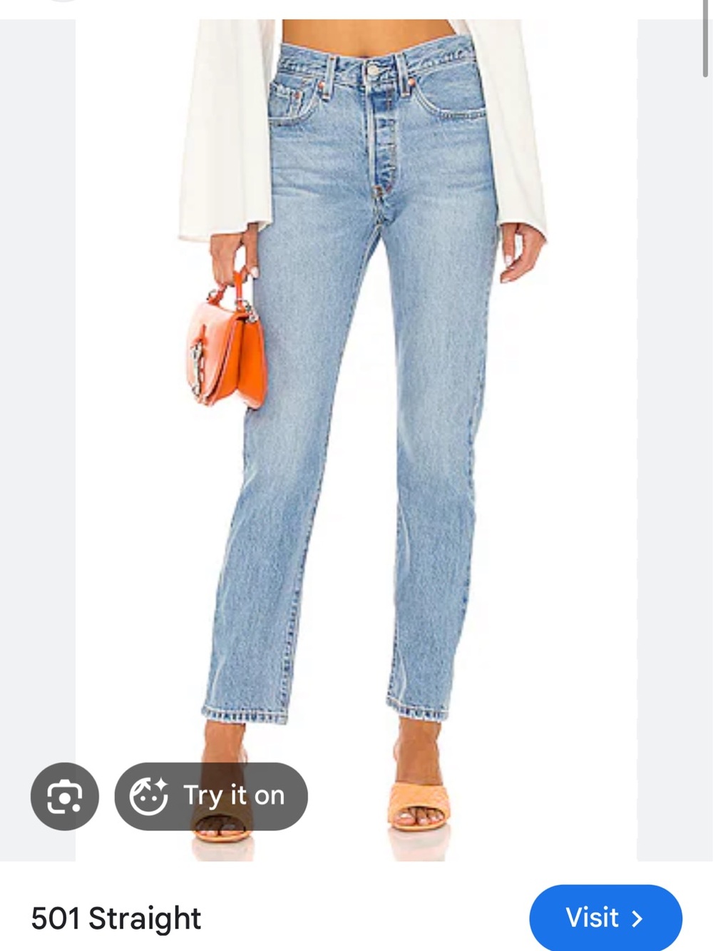Levi's Light Blue High-Rise Women's Jeans
